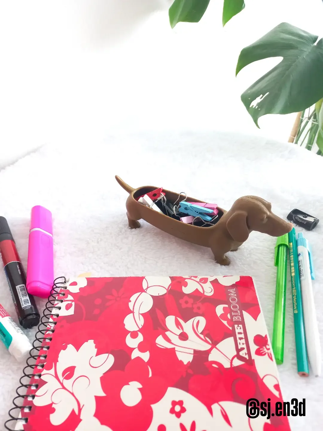 Organizador perrito salchicha